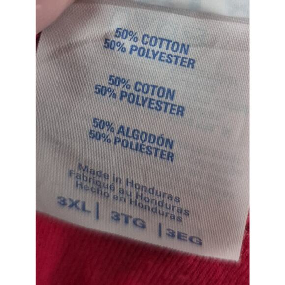 Port & Company Essential Fleece Sweatshirt 3XL Beautiful Red Long Sleeve Unisex - Picture 3 of 4